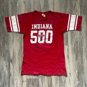 Vintage 50s 60s Champion Indiana University Little 500 Cycling T-Shirt Size L